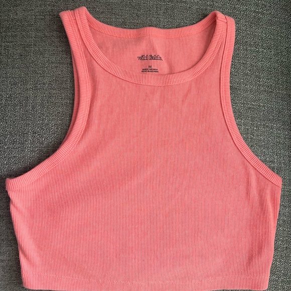 Wild Fable Women Slim Fit Ribbed Tank Tops (3) M - Picture 4 of 8